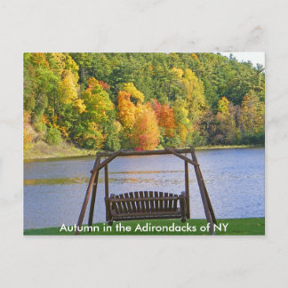 Cartão Postal Outono nos Adirondacks do Cartão-postal NY