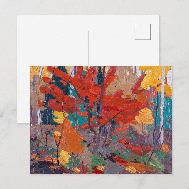 Cartão Postal Outono | Tom Thomson | (Frente/Verso)