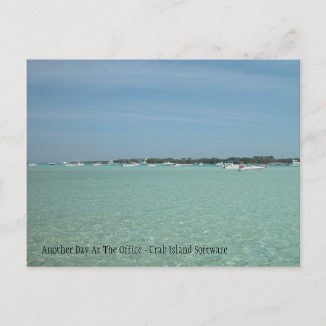 Cartão Postal Outro Dia No Escritório (Frente)