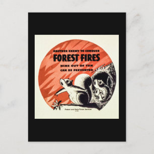 Cartão Postal Outro Inimigo para Conquistar a Vintage dos Incên