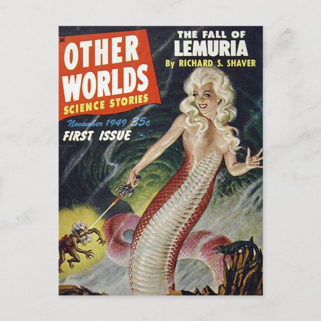 Cartão Postal Outros palavras Ciência 1 (Frente)