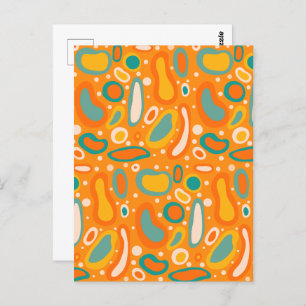 Cartão Postal Ovais Coloridos