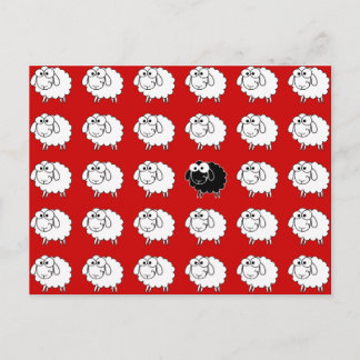 Cartão Postal Ovelha Negra