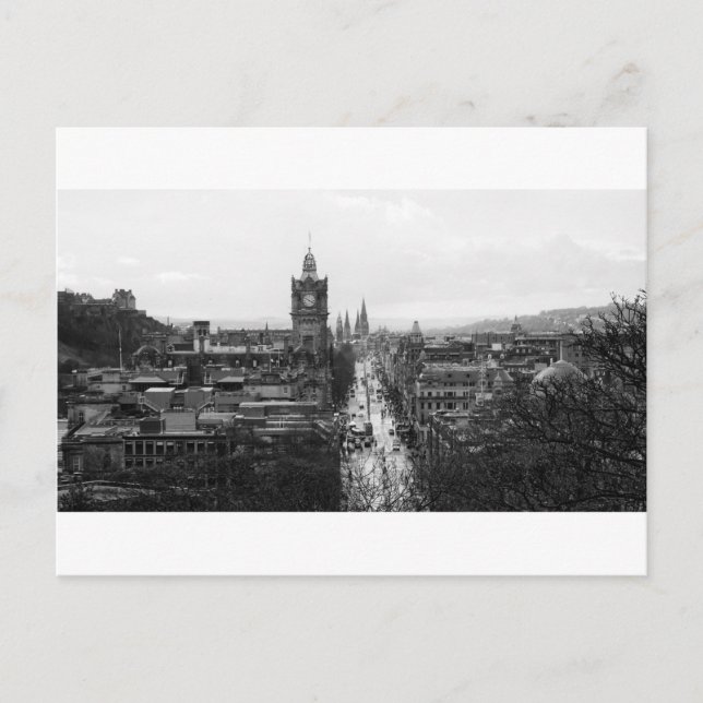 Cartão Postal Overlooking street (Frente)