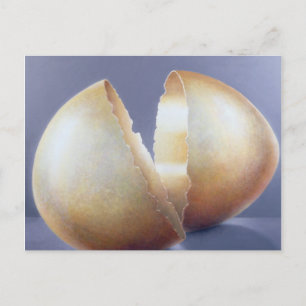 Cartão Postal Ovo de Idade do Bronze Crachado