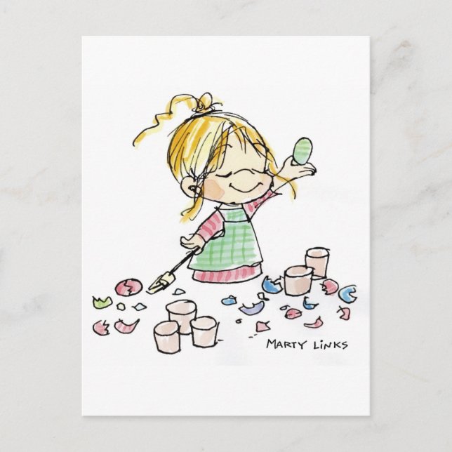 Cartão Postal Ovos Coloridos EAS-001 (Frente)