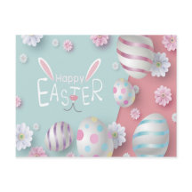 Ovos Felzs pascoa Púrpura, Cor-de-rosa,  azul