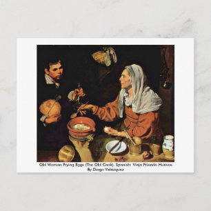 Cartão Postal Ovos Para Fragmentação De Velhice (Cozinha Antiga)