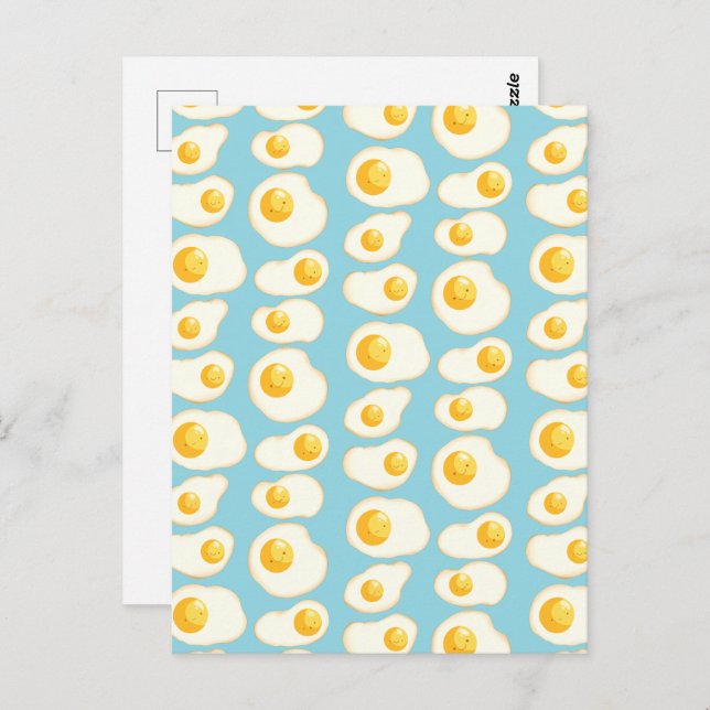 Cartão Postal Ovos secos (Frente/Verso)