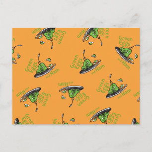 Cartão Postal Ovos Verdes e Presunto Padrão