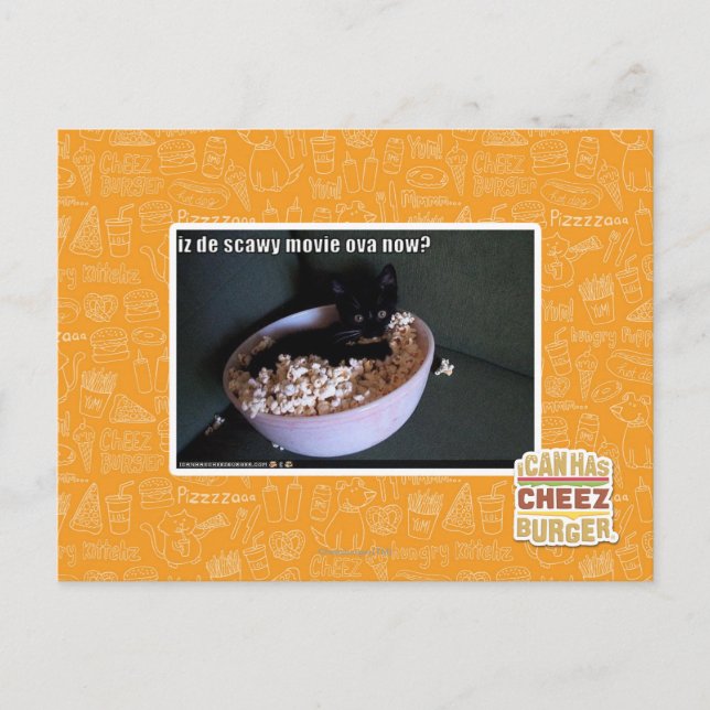 Cartão Postal Óvulos scawy do filme de Iz de agora? (Frente)