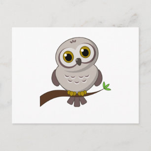 Cartão Postal Owl Cutie