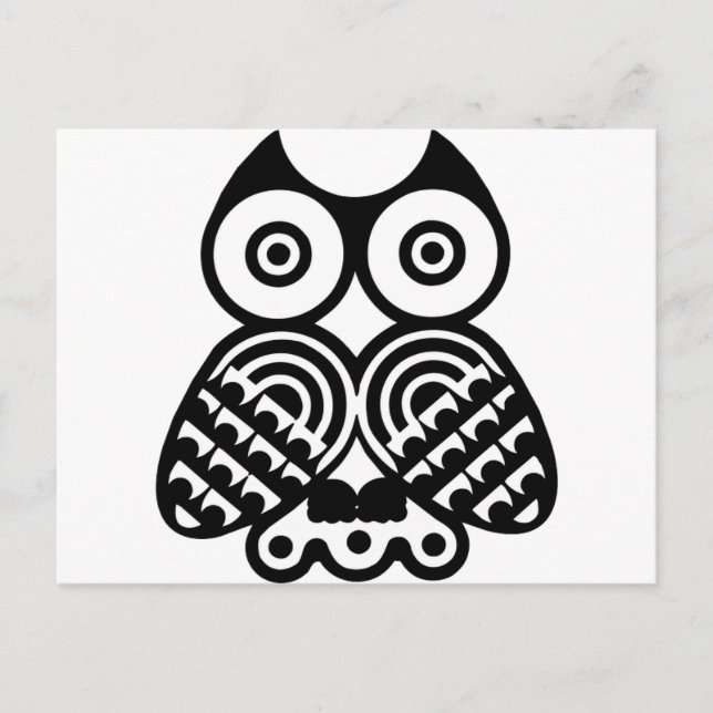 Cartão Postal Owl Eye (Frente)