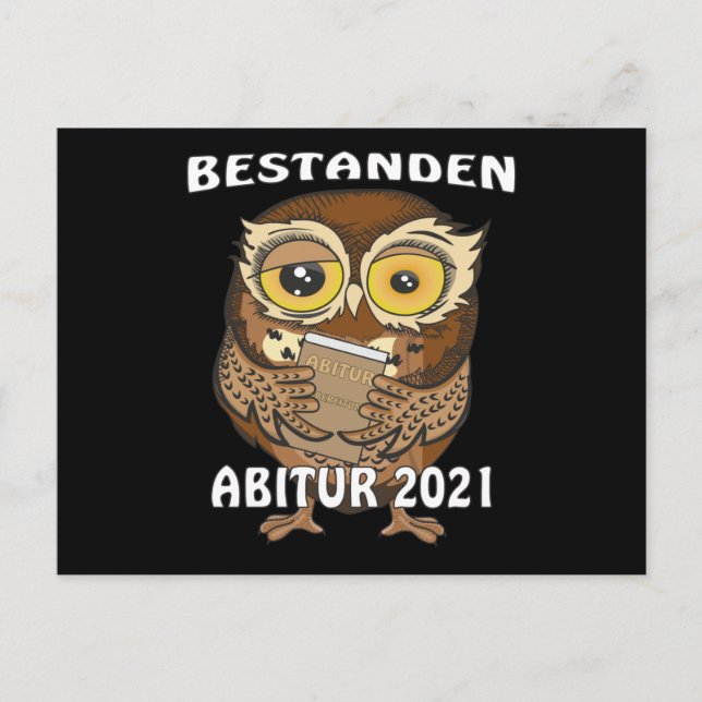 Cartão Postal OWL PASSOU A-Níveis 2021 (Frente)