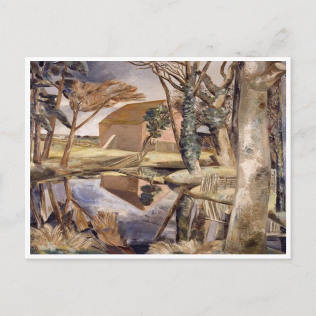 Cartão Postal Oxenbridge Pond (1927-28) (Frente)