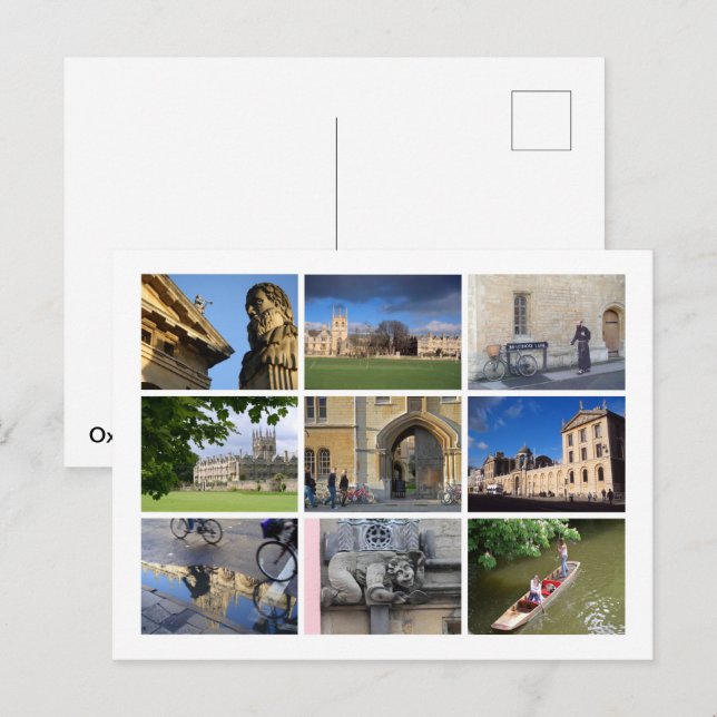 Cartão Postal Oxford (Frente/Verso)