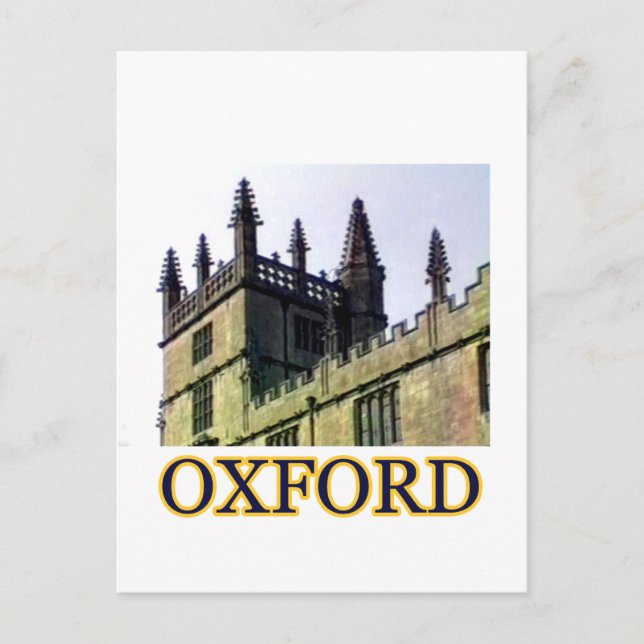 Cartão Postal Oxford England 1986 Building Spirals 1 jGibney (Frente)