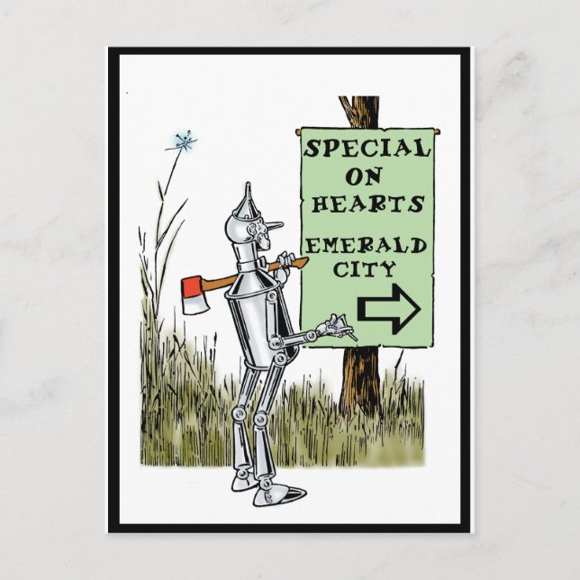 Cartão Postal Oz - Homem-Tin (Frente)