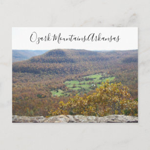 Cartão Postal Ozark Mountain Arkansas Viagem Fall Trees