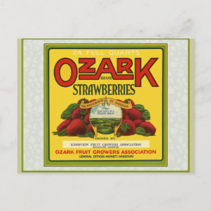 Cartão Postal Ozark Strawberry