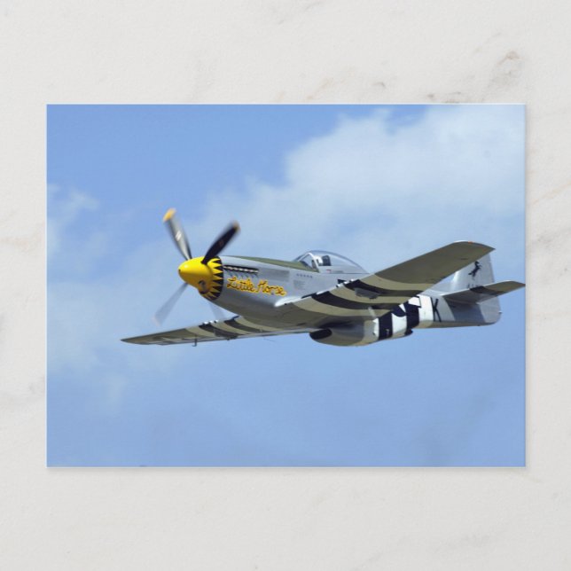 Cartão Postal P-51D Mustang, Pequeno Cavalo (Frente)
