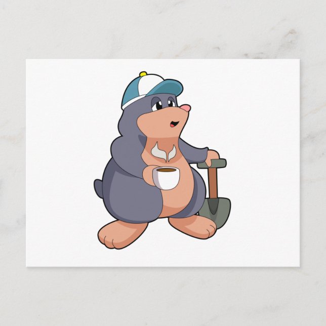 Cartão Postal Pá de Toupeira (Frente)