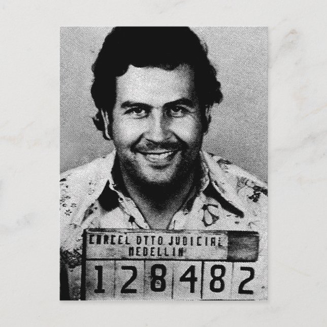 Cartão Postal Pablo Emilio Escobar (Frente)