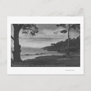 Cartão Postal Pacific Grove, CA - Pebble Beach no 17 Mile Driv