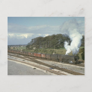 Cartão Postal Pacific No. 70010 abastece um frete de Kingmoor