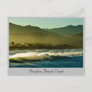 Cartão postal Pacifica Ca. pôr do sol de verão