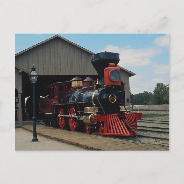 Cartão Postal Pacífico Central, 4-4-0 (Frente)