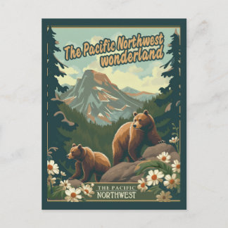 Cartão Postal Pacífico majestoso noroeste