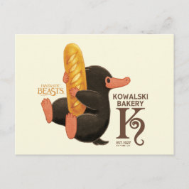 Cartão Postal Padaria Kowalski - Niffler Com Pão