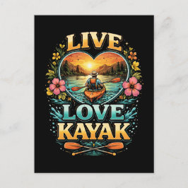 Cartão Postal Paddle Into the Sunset