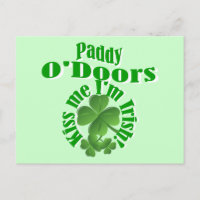 Paddy O'Doors, nome irlandês engraçado