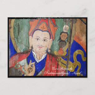 Cartão Postal Padmasambhava, Guru do Tibete - Himalaias Postcar