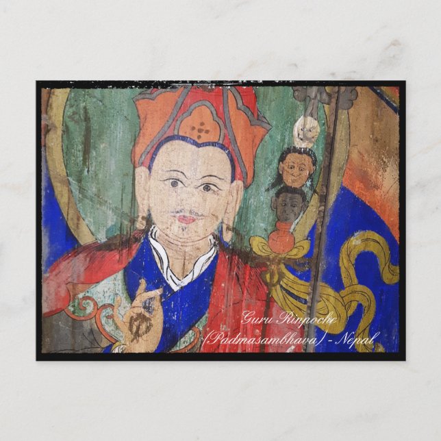 Cartão Postal Padmasambhava, Guru do Tibete - Himalaias Postcar (Frente)