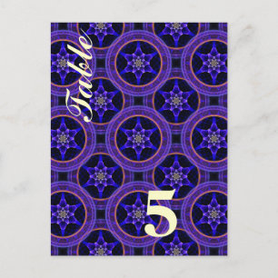 Cartão Postal Padrão Abstrato Floral Moderno Boho Elegante #505