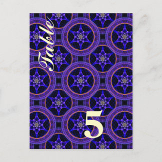 Cartão Postal Padrão Abstrato Floral Moderno Boho Elegante #505