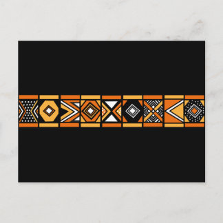Cartão Postal Padrão africano