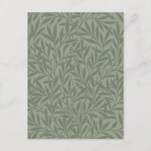 Cartão Postal Padrão Antigo de Salgueiro de William Morris em Ve