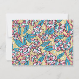 Cartão Postal Padrão Botânico da Planta Australiana Eucalyptus S