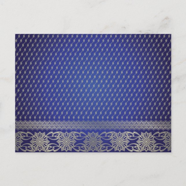 Cartão Postal Padrão Brocade (Frente)