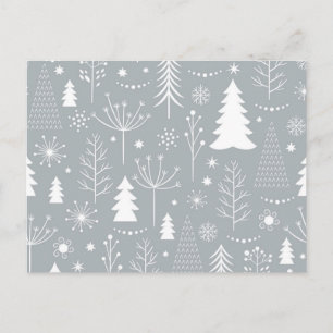 Cartão Postal Padrão da árvore de Natal