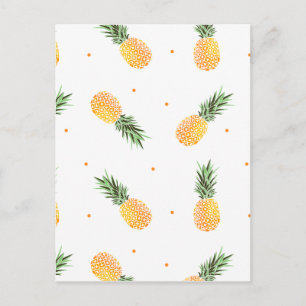 Cartão Postal Padrão de abacaxi