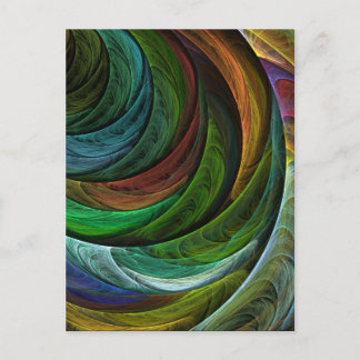 Cartão Postal Padrão de Abstrato de Arte Moderna com Glória de C