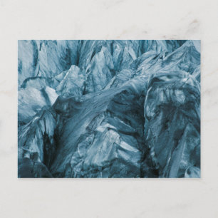 Cartão Postal Padrão de abstrato no Glaciar   Islândia