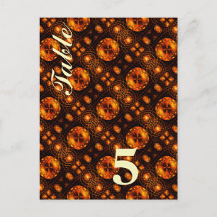Cartão Postal Padrão de Arte Abstrata Boho Elegante Moderno Dour