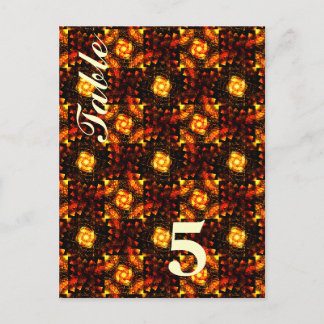 Cartão Postal Padrão de Arte Abstrata Boho Moderno Elegante Dour