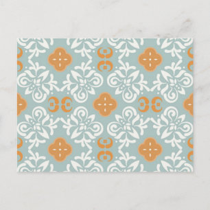Cartão Postal Padrão de azulejos cerâmicos